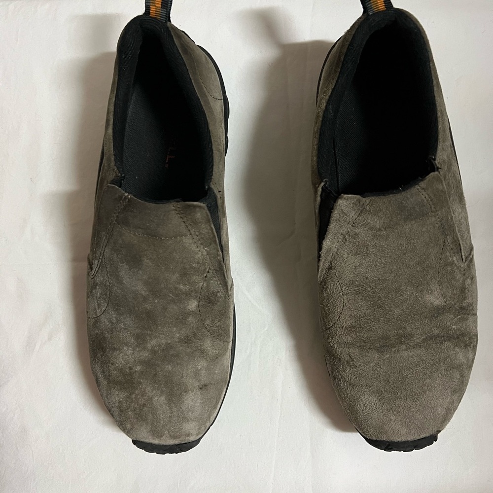 MEN’S MERRELL JUNGLE MOC SLIP ON SEUDE SHOE SIZE 9 - Picture 9 of 10